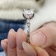 Cadenza Engagement Ring 2.45 Carat White Gold