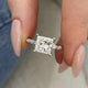 Cadenza Engagement Ring 2.45 Carat White Gold