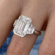 DN7681 Engagement Ring 6 carat, 18K gold