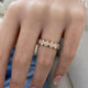 Diamond Eternity Ring 4.12 Carat Rose Gold 14K