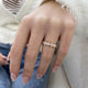 Diamond Eternity Ring 4.12 Carat Rose Gold 14K