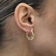 Diamond Chandelier Earrings 0.81 Carat Yellow Gold 14K