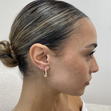 Diamond Chandelier Earrings 0.81 Carat Yellow Gold 14K