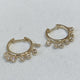 Diamond Chandelier Earrings 0.81 Carat Yellow Gold 14K