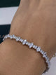Diamond Tennis Bracelet 6.1 ct White Gold