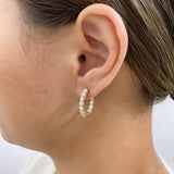 Diamond Earrings Earrings 1.8 ct Yellow Gold