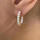 Diamond Earrings Earrings 1.8 ct Yellow Gold