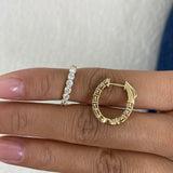 Diamond Earrings Earrings 1.8 ct Yellow Gold