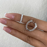 Diamond Earrings Earrings 1.8 ct White Gold