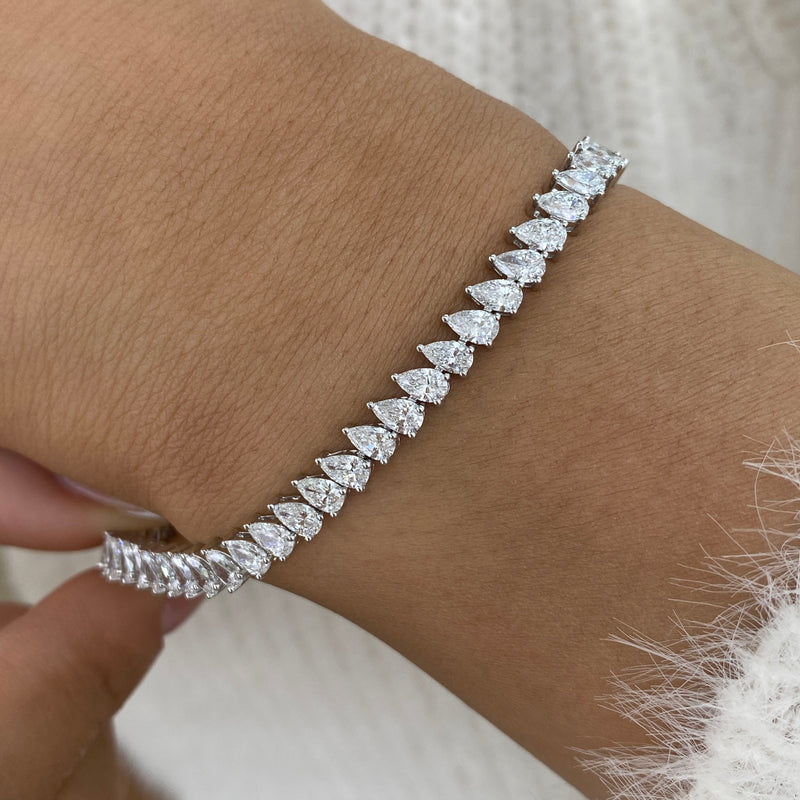 Diamond Tennis Bracelet 6 ct White Gold