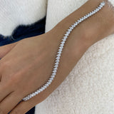 Diamond Tennis Bracelet 6 ct White Gold