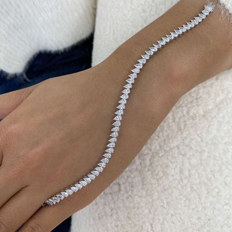 Diamond Tennis Bracelet 6 ct White Gold