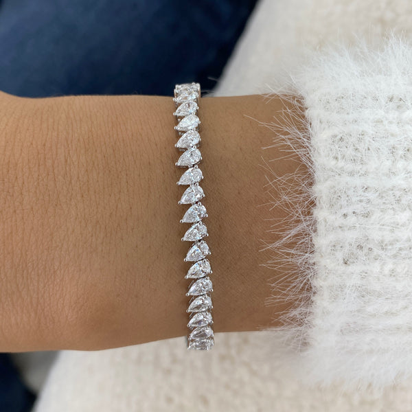 Diamond Tennis Bracelet 6 ct White Gold