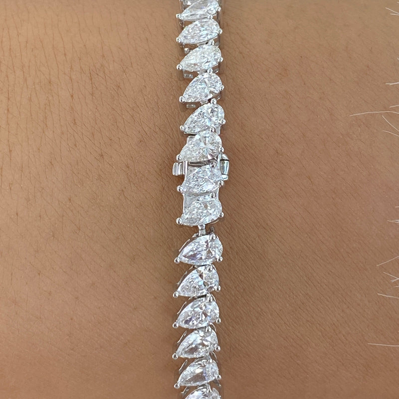 Diamond Tennis Bracelet 6 ct White Gold