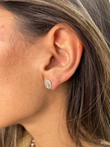 Diamond Stud Earrings 1.75 ct TCW, Yellow Gold
