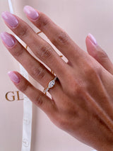 Diamond Statement Ring 1.05 Carat Yellow Gold 14K