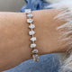 Diamond Tennis Bracelet 8.82 Carat White Gold 14K