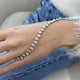 Diamond Tennis Bracelet 8.82 Carat White Gold 14K