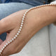 Diamond Tennis Bracelet 3.22 Carat Rose Gold 14K