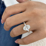 Ofelia Ring 3.8 ct TCW , Solid Gold 14k