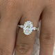 Ofelia Diamond Engagement Ring, 18k Gold