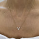 Diamond Chain Necklace 0.69 Carat Yellow Gold 14K