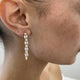 Diamond Drop Earrings 2.62 Carat Yellow Gold 14K