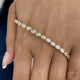 Diamond Tennis Bracelet 4 ct Yellow Gold