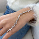 Diamond Tennis Bracelet 7.61 Carat White Gold 14K