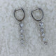 Diamond Dangle Earrings 1.2 ct White Gold