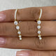 Diamond Drop Earrings 1.2 ct Yellow Gold