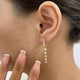 Diamond Drop Earrings 1.2 ct Yellow Gold