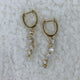 Diamond Drop Earrings 1.2 ct Yellow Gold