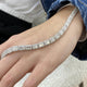 Diamond Tennis Bracelet 6.41 Carat White Gold 14K