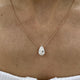 Diamond Pendant Necklace 3 Ct Rose Gold 