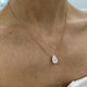 Diamond Pendant Necklace 3 Ct Rose Gold