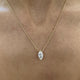 Diamond Pendant Necklace 2 ct Yellow Gold