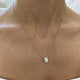 Diamond Pendant Necklace 1.5 Carat White Gold
