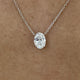 Diamond Pendant Necklace 1.5 Carat White Gold