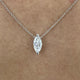 Diamond Pendant Necklace 1 ct White Gold