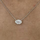 Diamond Pendant Necklace 1.5 Ct White Gold
