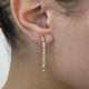 Diamond Drop Earrings 1.35 Carat Yellow Gold 14K