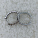 Diamond Hoop Earrings 0.7 ct White Gold