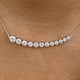 Diamond Pendant Necklace 2 ct White Gold