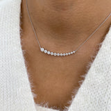 Diamond Pendant Necklace 2 ct White Gold