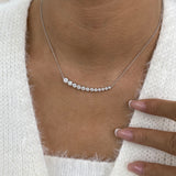Diamond Pendant Necklace 2 ct White Gold