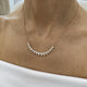 Diamond Chain Necklace 2.66 Carat Rose Gold 14K