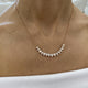 Diamond Chain Necklace 2.66 Carat Rose Gold 14K