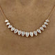 Diamond Chain Necklace 2.66 Carat Rose Gold 14K