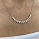 Diamond Chain Necklace 2.66 Carat Rose Gold 14K